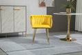 Coolmore Leisuredining Chairsaccent Chair1Pc Set Mustard Metal