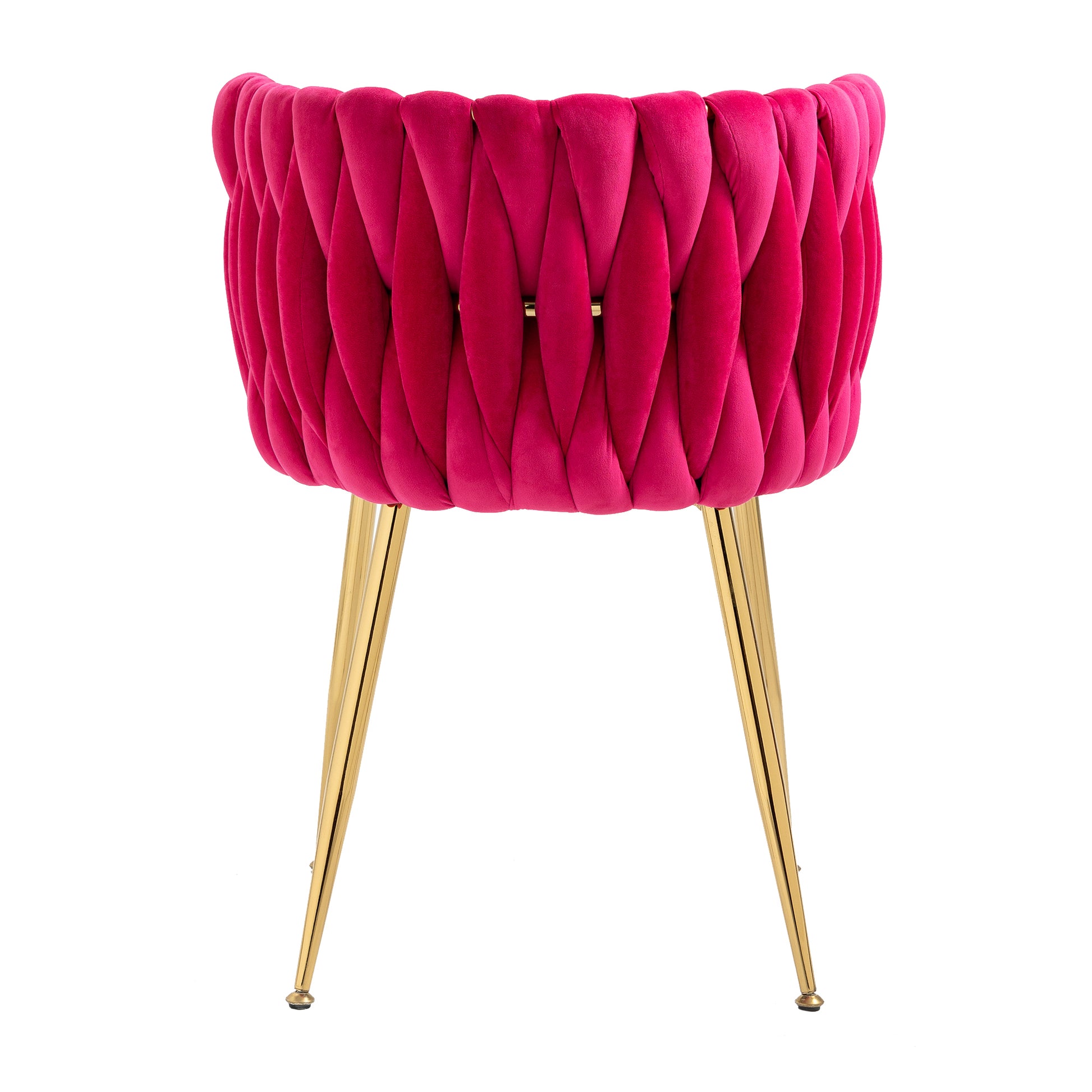 Coolmore Leisuredining Chairsaccent Chair2Pc Set Rose Red Metal