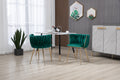 Coolmore Leisuredining Chairsaccent Chair2Pc Set Emerald Metal