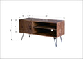 Simple, Modern, Vintage Reclaimed Wood Tv Stand Media Table For Living Room Natural Solid Wood