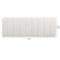 Metal Base Upholstered Bench For Bedroom For Entryway White Velvet