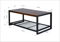 Console Coffee Table With A Natural Reclaimed Wood Finish, For Living Room Natural Solid Wood