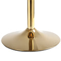 Off White Velvet Bar Chair, Pure Gold Plated, Unique Design,360 Degree Rotation, Adjustable Height,Suitable For Dinning Room And Bar,Set Of 2 Off White Velvet