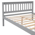 Full Bed With Headboard And Footboard For Kids, Teens, Adults,With A Nightstand,Grey Full Grey Pine