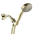 Handheld Shower Head With Hose High Pressure Shower Heads, Gold Gold Plastic