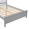 Full Bed With Headboard And Footboard For Kids, Teens, Adults,With A Nightstand,Grey Full Grey Pine