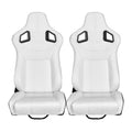 Racing Seat White Vinyl