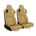 Racing Seat Brown Vinyl