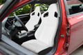 Racing Seat White Vinyl