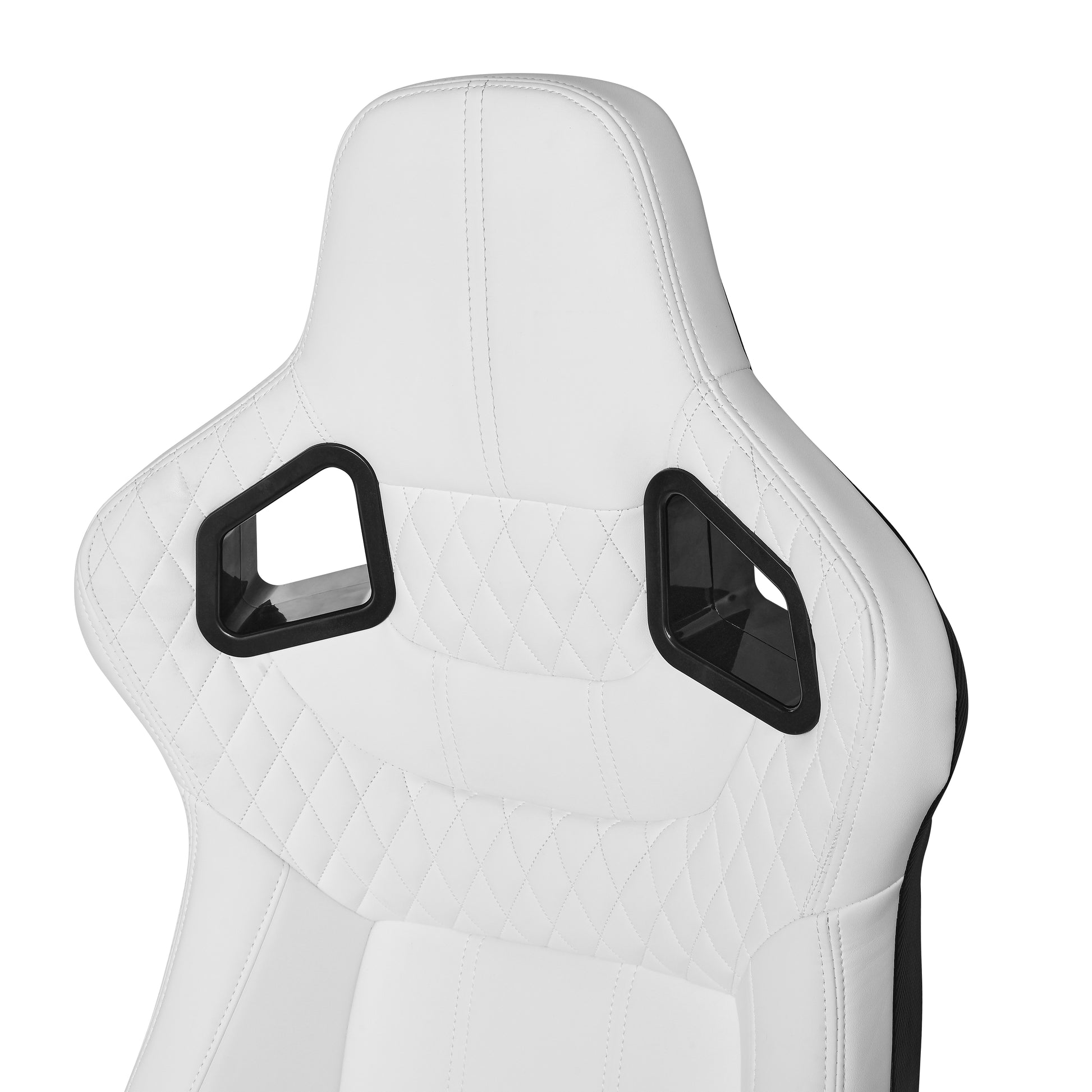 Racing Seat White Vinyl