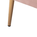 Coolmore Accent Chair ,Leisure Single Sofa With Rose Golden Feet Pink Polyester