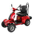 Golf Scooter Old People Drive Grass Scooter Red Abs Pc