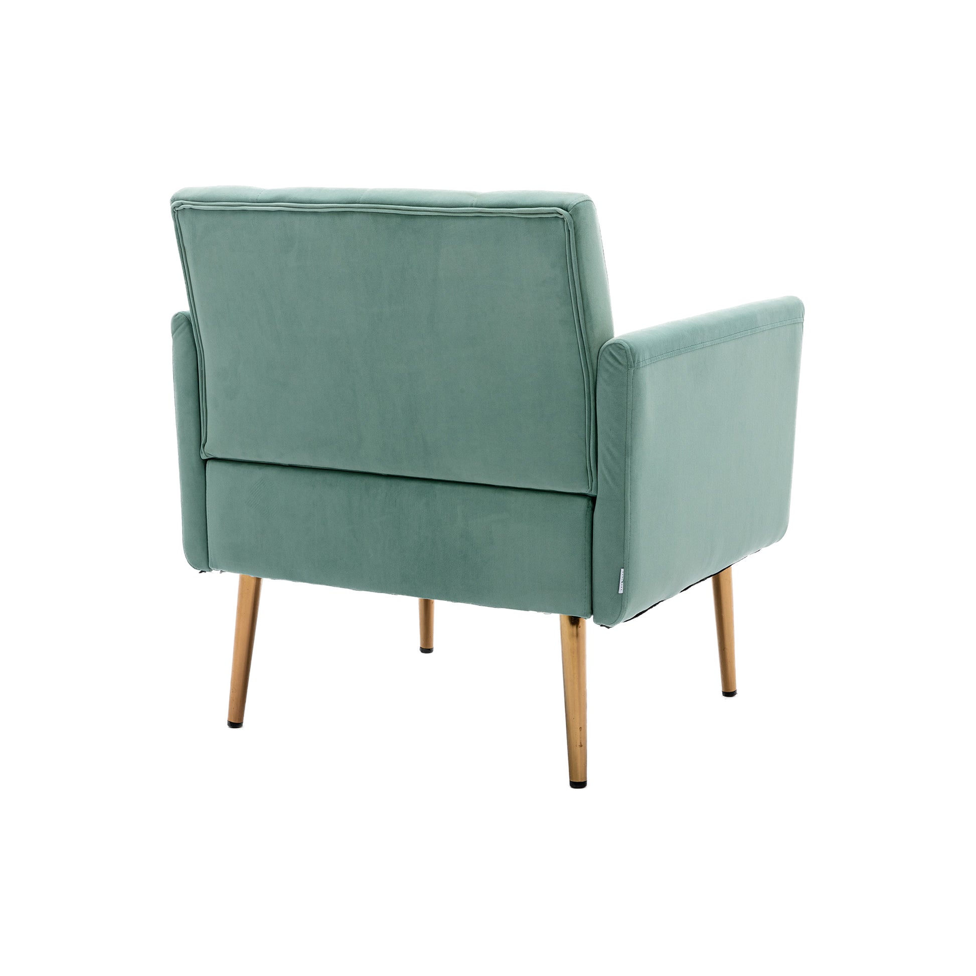 Coolmore Accent Chair ,Leisure Single Sofa With Rose Golden Feet Mint Green Polyester