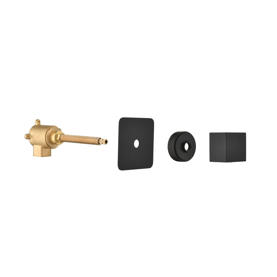 3 4" Cast Metal Volume Control Valve 1Piece Extra High Flow Master Shower Volume Control Adjustable Brass Handle Valve Body Matt Black Brass