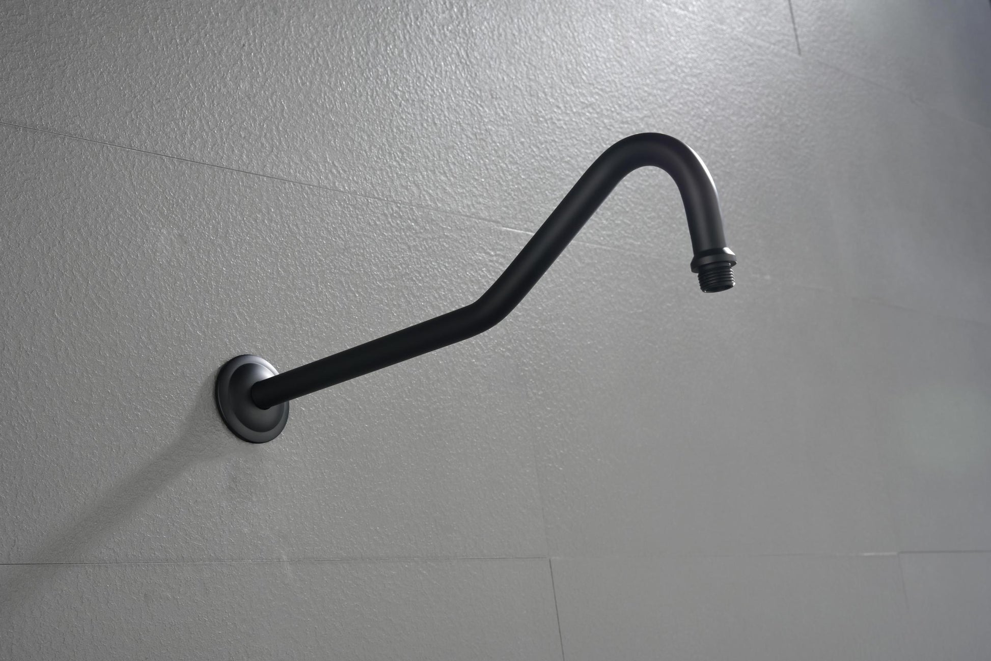 Shower Parts Stainless Steel Shower Arms Matte Black Stainless Steel