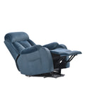 Lift Chair Recliner For Elderly Power Remote Control Recliner Sofa Relax Soft Chair Anti Skid Australia Cashmere Fabric Furniture Living Room Navy Blue Light Brown Wood Primary Living Space Heavy Duty Rubberwood Navy Blue Velvet Power Remote Medium Soft