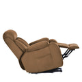 Lift Chair Recliner For Elderly Power Remote Control Recliner Sofa Relax Soft Chair Anti Skid Australia Cashmere Fabric Furniture Living Room Brown Light Brown Wood Primary Living Space Heavy Duty Rubberwood Brown Polyester Power Remote Medium Soft