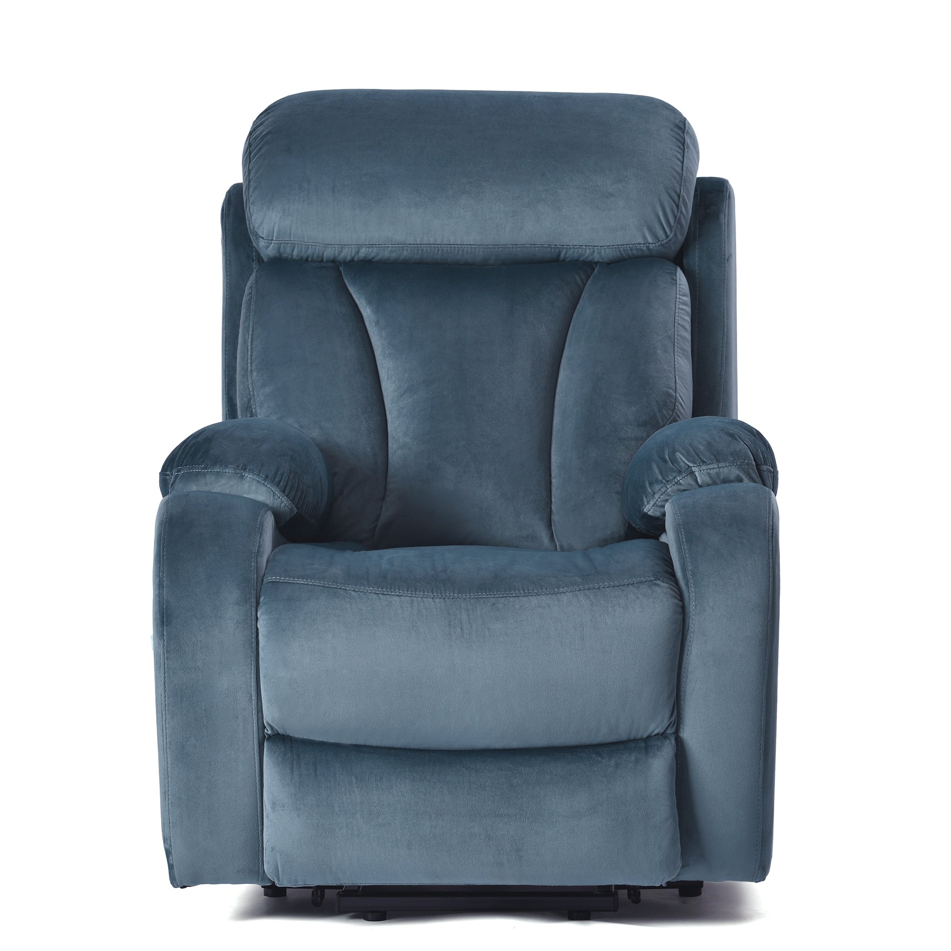 Lift Chair Recliner For Elderly Power Remote Control Recliner Sofa Relax Soft Chair Anti Skid Australia Cashmere Fabric Furniture Living Room Navy Blue Light Brown Wood Primary Living Space Heavy Duty Rubberwood Navy Blue Velvet Power Remote Medium Soft