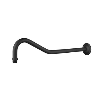 Shower Parts Stainless Steel Shower Arms Matte Black Stainless Steel