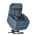 Lift Chair Recliner For Elderly Power Remote Control Recliner Sofa Relax Soft Chair Anti Skid Australia Cashmere Fabric Furniture Living Room Navy Blue Light Brown Wood Primary Living Space Heavy Duty Rubberwood Navy Blue Velvet Power Remote Medium Soft