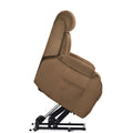 Lift Chair Recliner For Elderly Power Remote Control Recliner Sofa Relax Soft Chair Anti Skid Australia Cashmere Fabric Furniture Living Room Brown Light Brown Wood Primary Living Space Heavy Duty Rubberwood Brown Polyester Power Remote Medium Soft