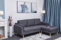 3020 L Shaped Sofa With Footrests Can Be Left And Right Interchangeable Plus Double Armrests 84.6