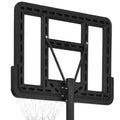 Portable Basketball Hoop Basketball System 4.76 10Ft Height Adjustable For Youth Adults Led Ights, Colorful Lights, Waterproof Super Bright To Play At Night Outdoors,Good Gift For Kid Black Metal