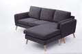 3020 L Shaped Sofa With Footrests Can Be Left And Right Interchangeable Plus Double Armrests 84.6