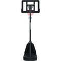 Portable Basketball Hoop Basketball System 8 10Ft Height Adjustable For Youth Adults Led Basketball Hoop Lights, Colorful Lights, Waterproof,Super Bright To Play At Night Outdoors,Good Gift For Kids Black Metal