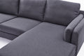 3020 L Shaped Sofa With Footrests Can Be Left And Right Interchangeable Plus Double Armrests 84.6