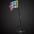 Portable Basketball Hoop Basketball System 8 10Ft Height Adjustable For Youth Adults Led Basketball Hoop Lights, Colorful Lights, Waterproof,Super Bright To Play At Night Outdoors,Good Gift For Kids Black Metal