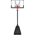 Portable Basketball Hoop Basketball System 8 10Ft Height Adjustable For Youth Adults Led Basketball Hoop Lights, Colorful Lights, Waterproof,Super Bright To Play At Night Outdoors,Good Gift For Kids Black Metal