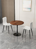Tulip Dining Table ,Round, 80Cm Nature Wood, 1Pc Per Ctn Natural Wood Wash Mdf