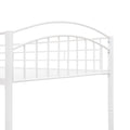 Twin Over Twin Metal Bunk Bed,Divided Into Two Beds White Old Sku:Mf280424Aak Twin White Metal