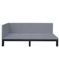 Upholstered Daybed Sofa Bed Frame Twin Size Linen Gray Gray Upholstered