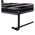 Twin Size Murphy Bed With Wardrobe And Drawers, Storage Bed, Can Be Folded Into A Cabinet, Gray Gray Pine