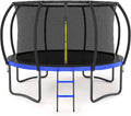 Spare Parts 2Pcs Frame Tube For 14Ft Outdoor Big Trampoline Only Grey Steel
