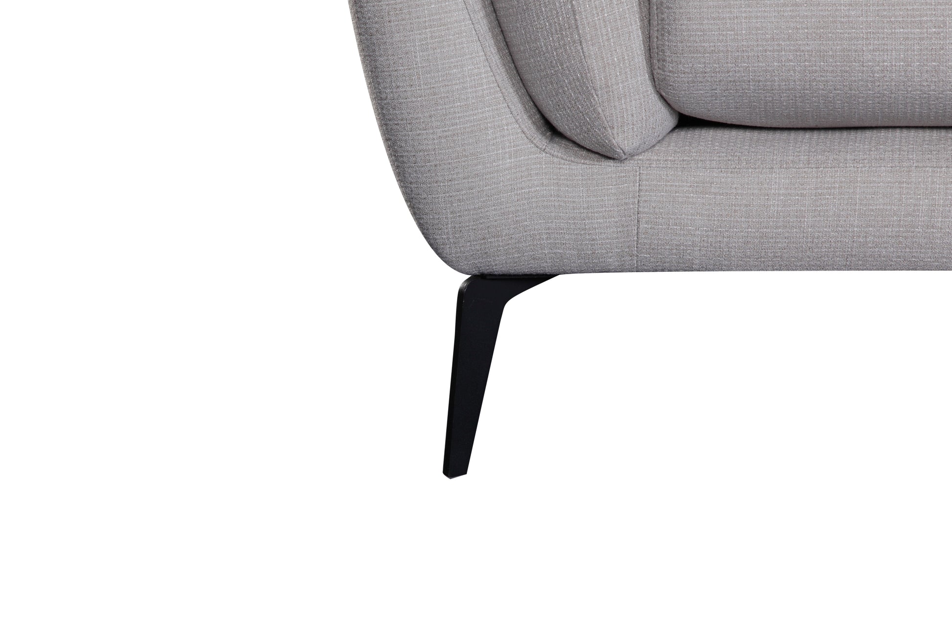 Janette Laf Sectional Oat Warm Grey Upholstered