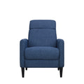 Molson Pushback Recliner Chair Blue Blue Upholstered