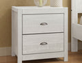 Solid Wood White Night Stand, Bedside Table, End Table, Desk With Drawers For Living Room, Bedroom White Solid Wood