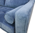 Anderson Laf Sectional Denim Blue Blue Upholstered