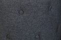 Tuft Puff Ottoman Blue Dark Blue Upholstered