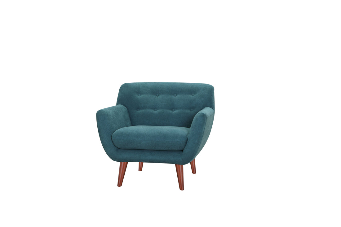Brenna Chair Teal Teal Upholstered