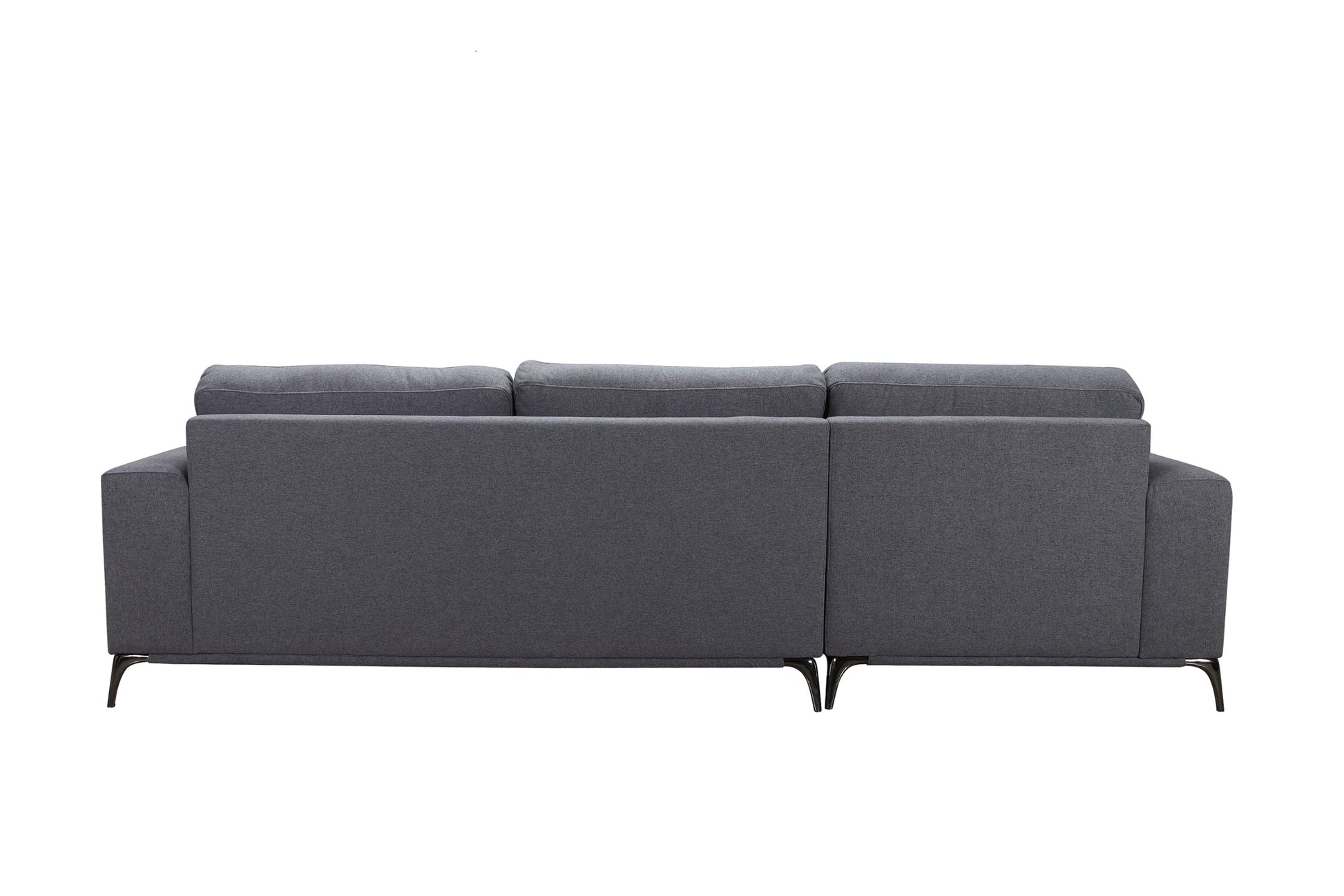 Carlo Laf Sectional Gray Gray Upholstered