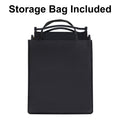 Yssoa Folding Camping Chair For Adults With Handle And Storage Bag, Small Size, 253Lbs Load Bearing Collapsible Outdoor Furniture For Leisure, Beach, Picnic, Hiking, Fishing Color: Black , S Black