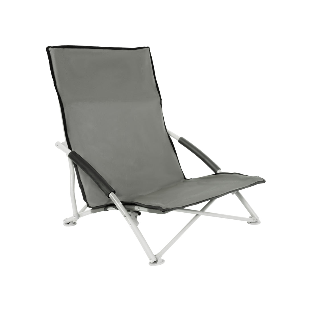 Yssoa Beach Camping Folding Adults With Carry Bag Low Profile, Lightweight, Portable Chair For Outdoor Travel, Picnic, Bbq Color: Grey , 1 Pack, Black Black Oxford Fabric