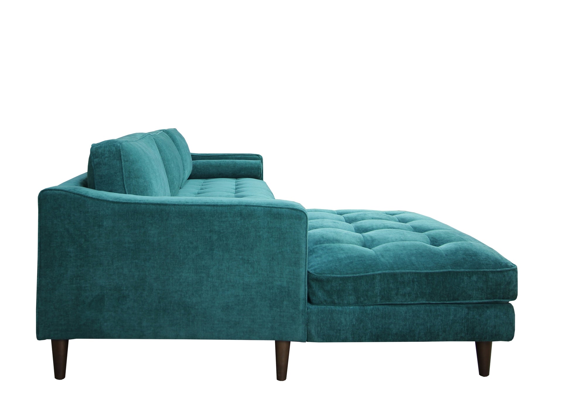 Anderson Laf Sectional Turquoise Blue Upholstered