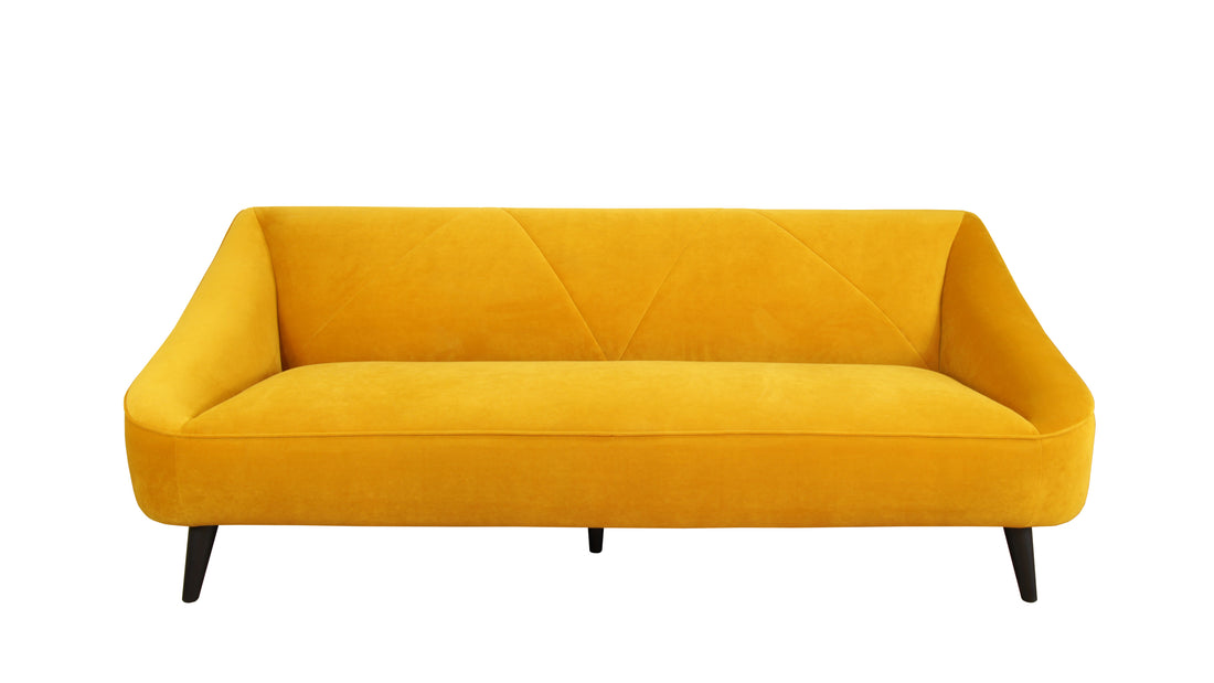 Baylee Sofa Maize Yellow Yellow Upholstered