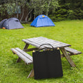 Yssoa Folding Camping Chair For Adults With Handle And Storage Bag, Small Size, 253Lbs Load Bearing Collapsible Outdoor Furniture For Leisure, Beach, Picnic, Hiking, Fishing Color: Black , S Black