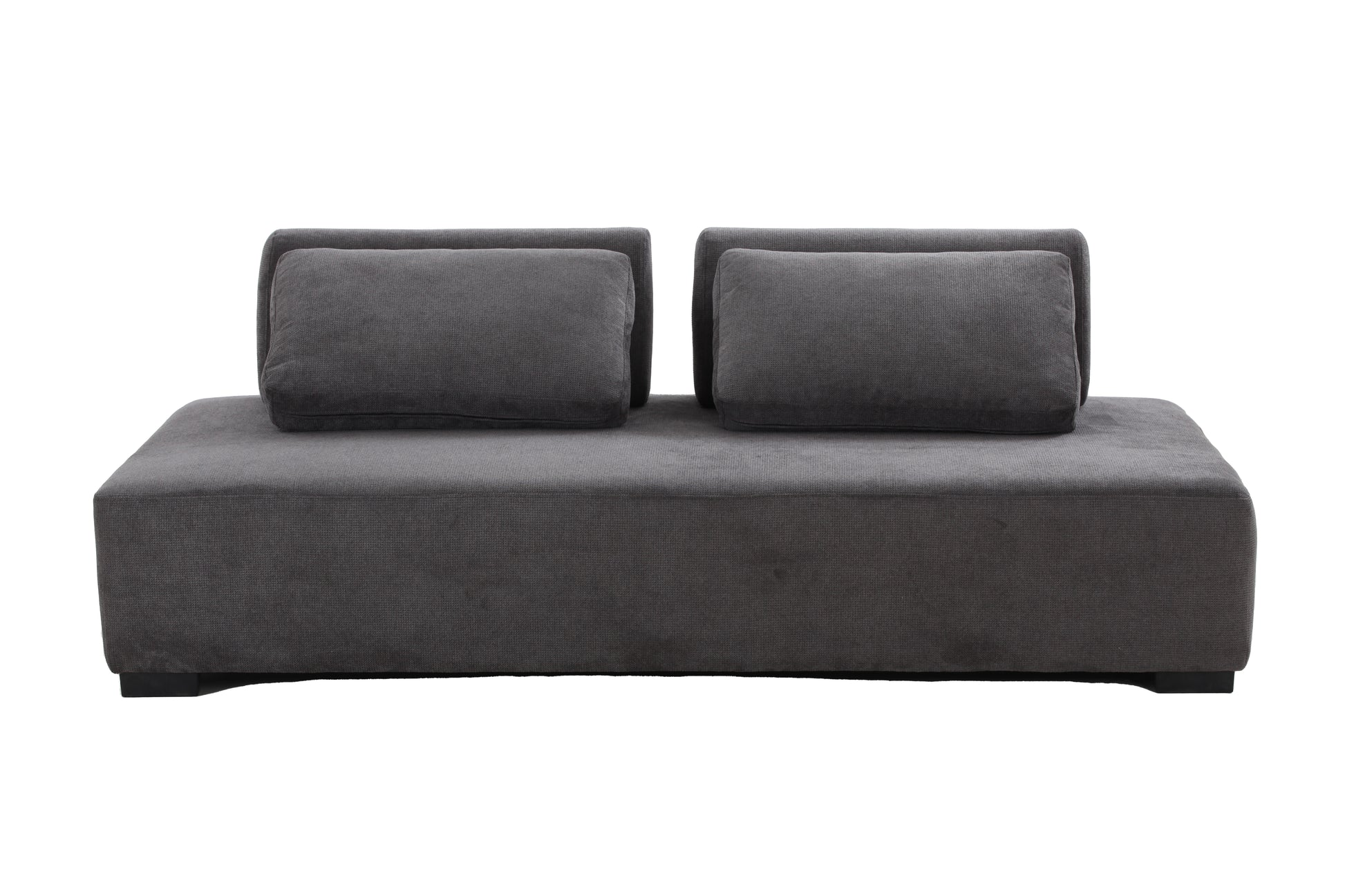 85.4'' Minimalist Sofa 3 Seater Couch For Apartment, Business Lounge, Waiting Area, Hotel Lobby Grey Grey Upholstered